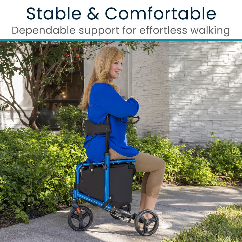 Tri-Rollator With Seat