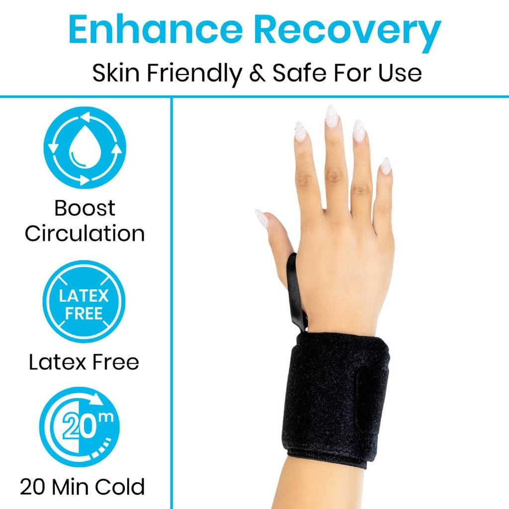 Hot and Cold Wrist Wraps, 2 Pack