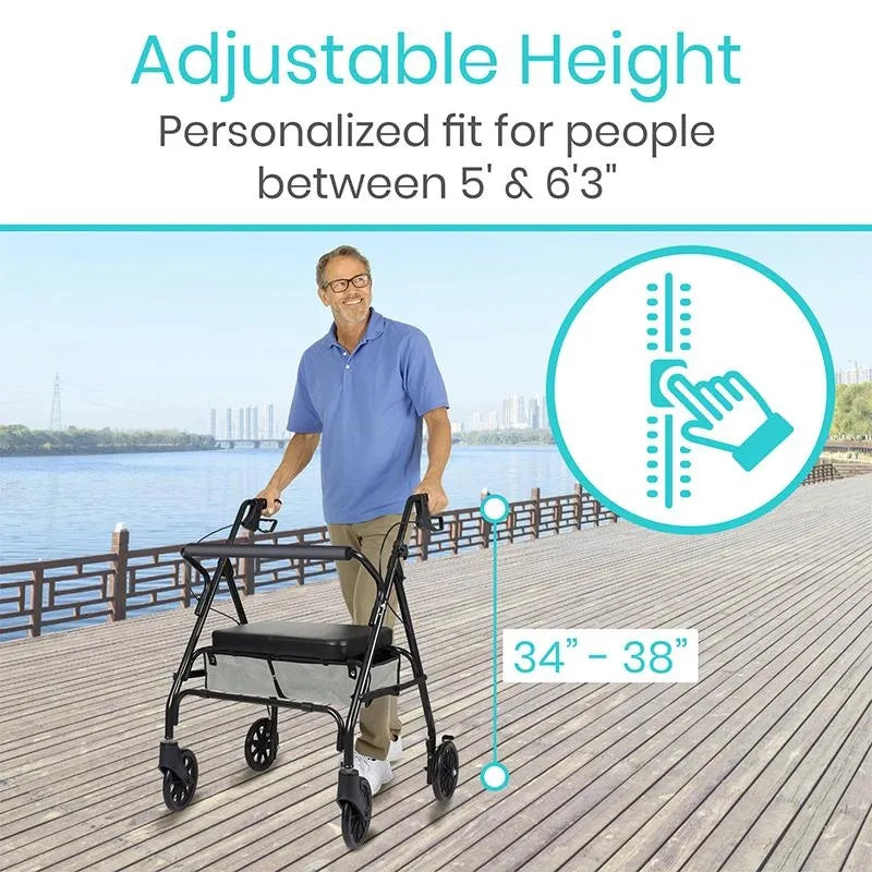 Vive Bariatric Rollator, image 3