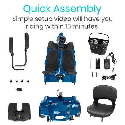 Vive 3 Wheel Mobility Scooter, image 4