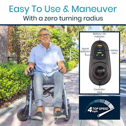 Vive Compact Power Wheelchair, image 6