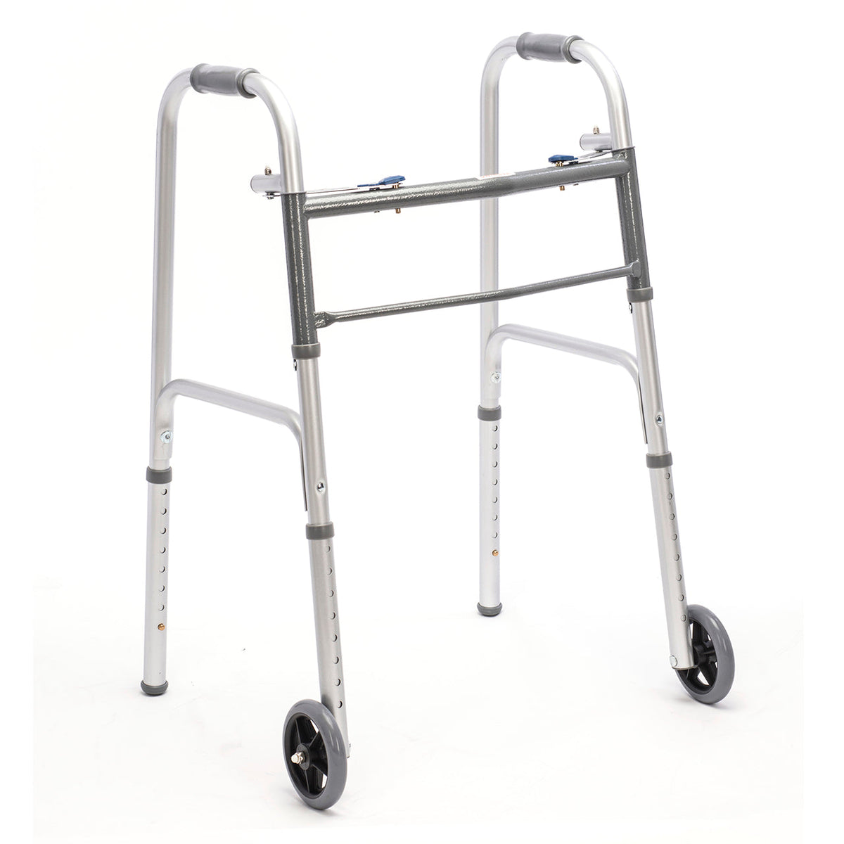 Protekt Two-Button Folding Steel Walker