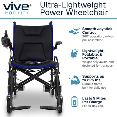 Air Frame Aluminum Power Wheelchair