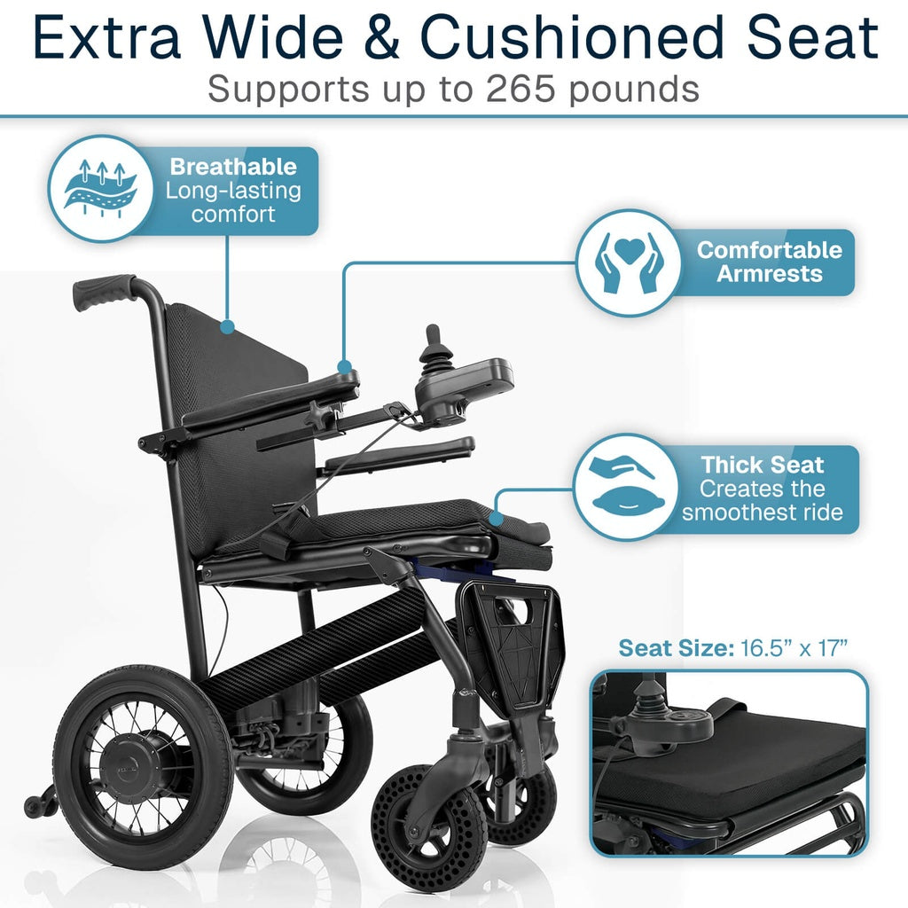 Carbon Crossover Power Wheelchair
