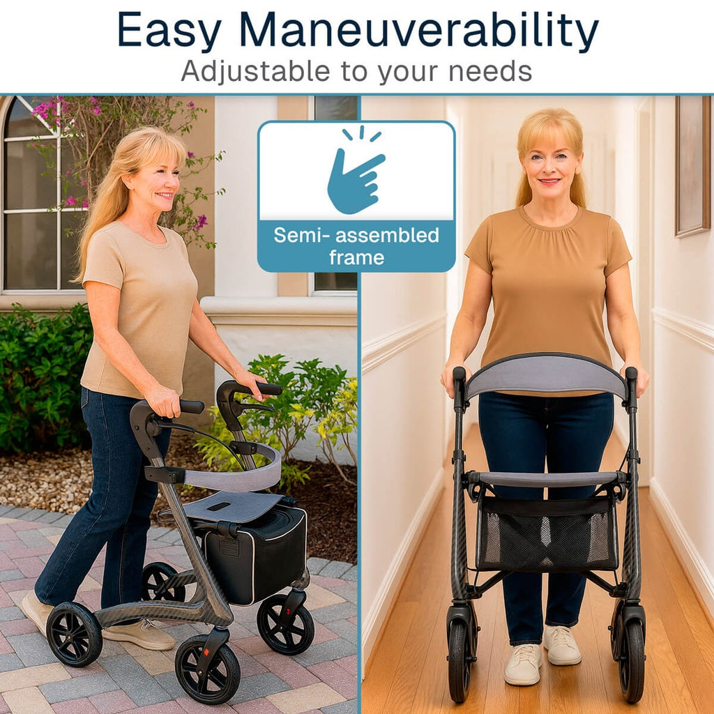 Vive CarbonGlide Rollator, image 2