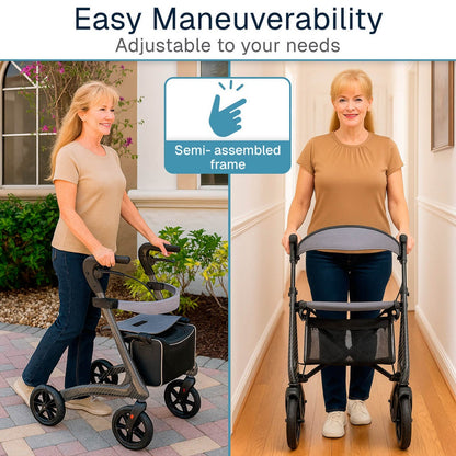 Vive CarbonGlide Rollator, image 2