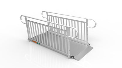 EZ-ACCESS GATEWAY 3G Solid Surface Portable Ramp, 7 ft / Vertical Picket / Non-Coated