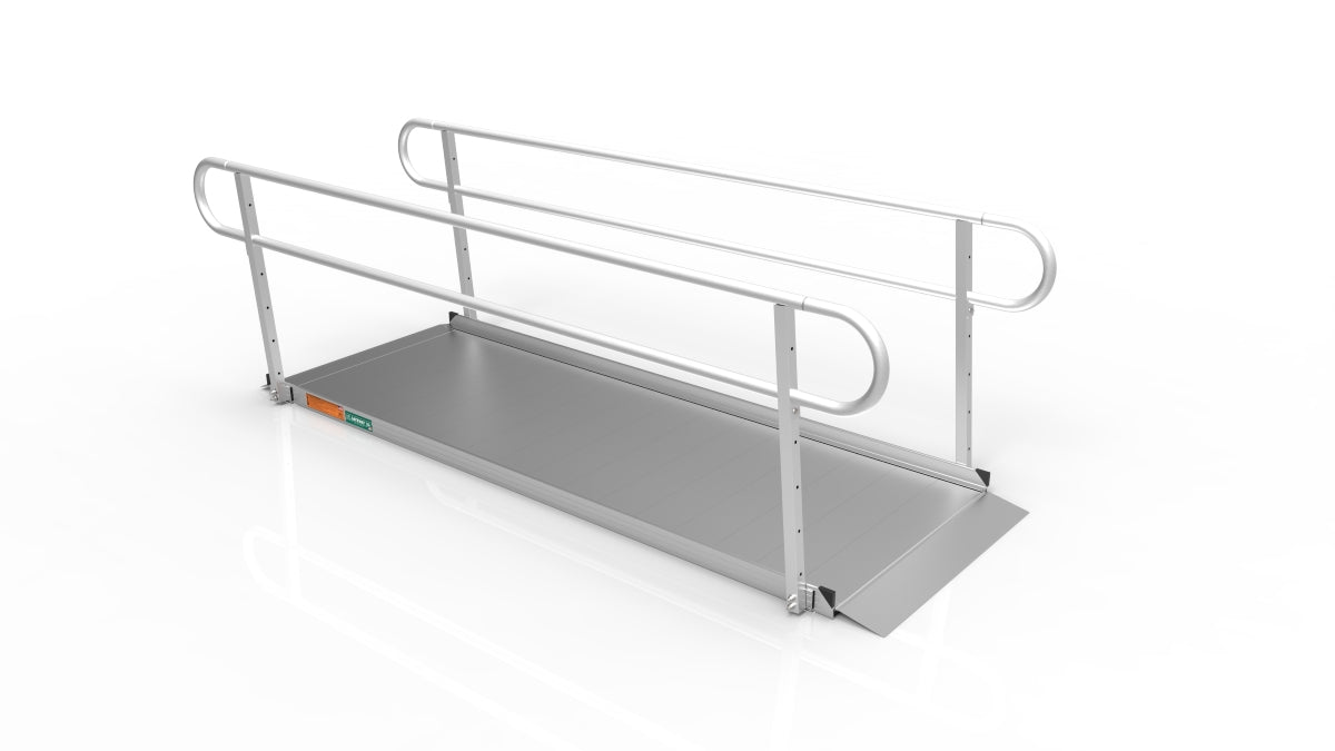 EZ-ACCESS GATEWAY 3G Solid Surface Portable Ramp, 9 ft / Two-Line / Non-Coated