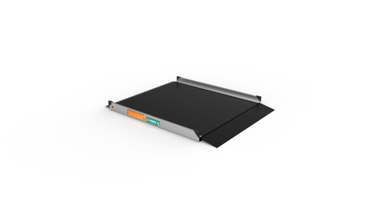 EZ-ACCESS GATEWAY 3G Solid Surface Portable Ramp, 4 ft / No Handrails / Black