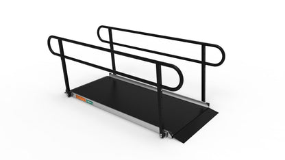 EZ-ACCESS GATEWAY 3G Solid Surface Portable Ramp, 7 ft / Two-Line / Black