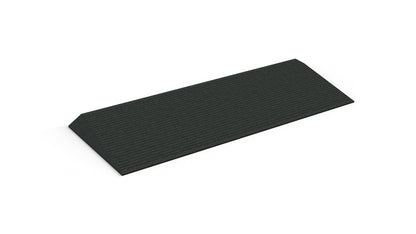 EZ-ACCESS TRANSITIONS Angled Entry Mat, 1.5 in / Black / Blank