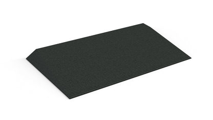 EZ-ACCESS TRANSITIONS Angled Entry Mat, 2.25 in / Black / Blank