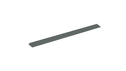 EZ-ACCESS TRANSITIONS Angled Entry Mat, 0.5 in / Grey / Blank