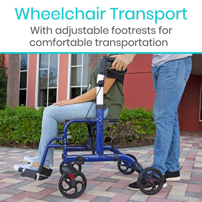 Vive Wheelchair Rollator, image 2