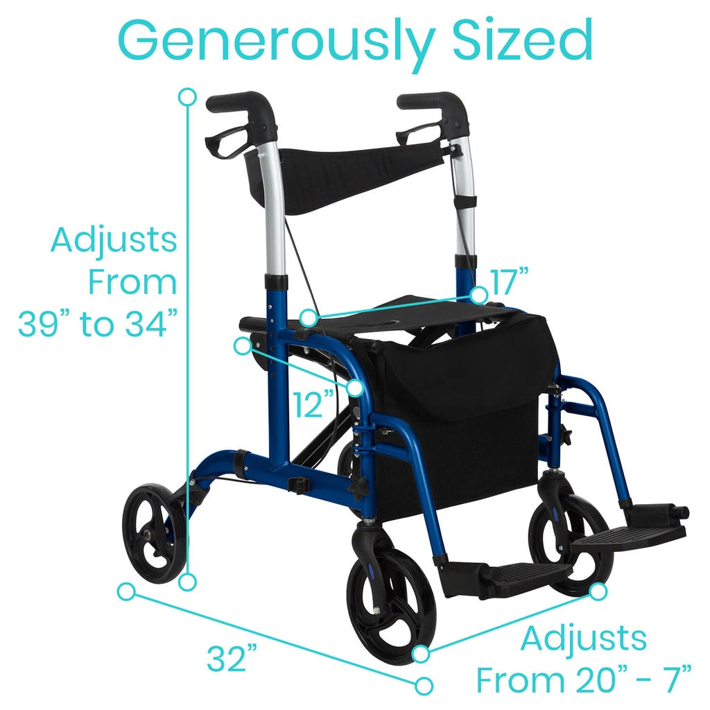 Vive Wheelchair Rollator, image 4