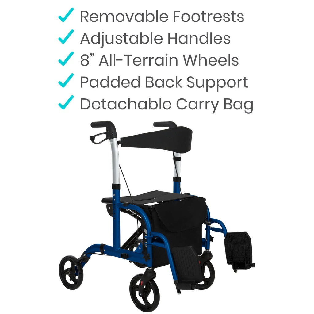 Vive Wheelchair Rollator, image 5