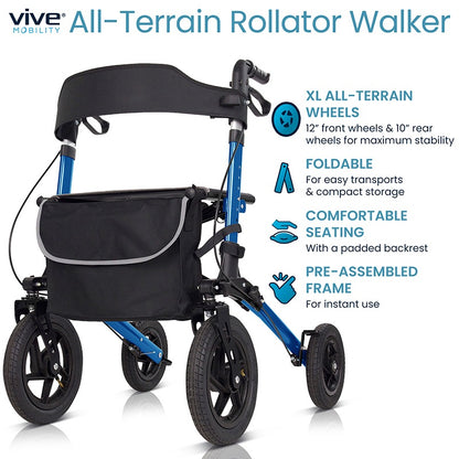 Sunstride Rollator - All Terrain Edition
