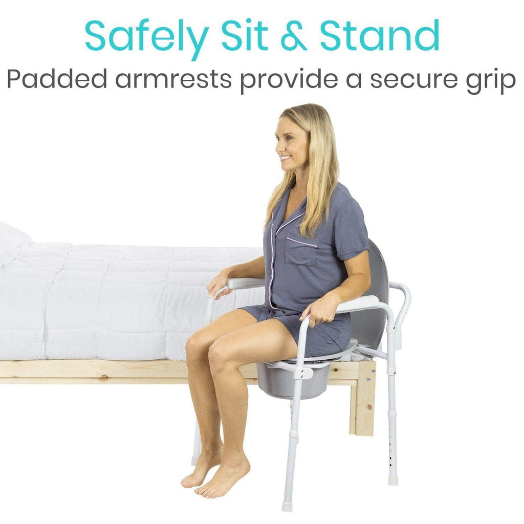 Folding Commode, 3 Pack