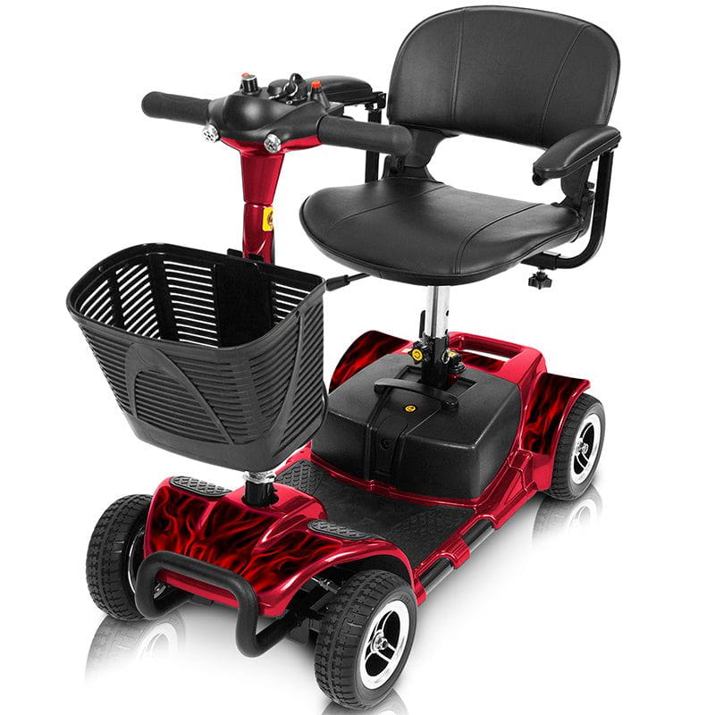 4 Wheel Mobility Scooter with Front Basket