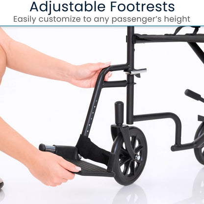 Core Transport Wheelchair, 17 Inch Seat