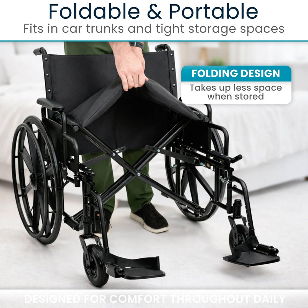 Bariatric Wheelchair K7, 26 to 30 Inch, 600 lb