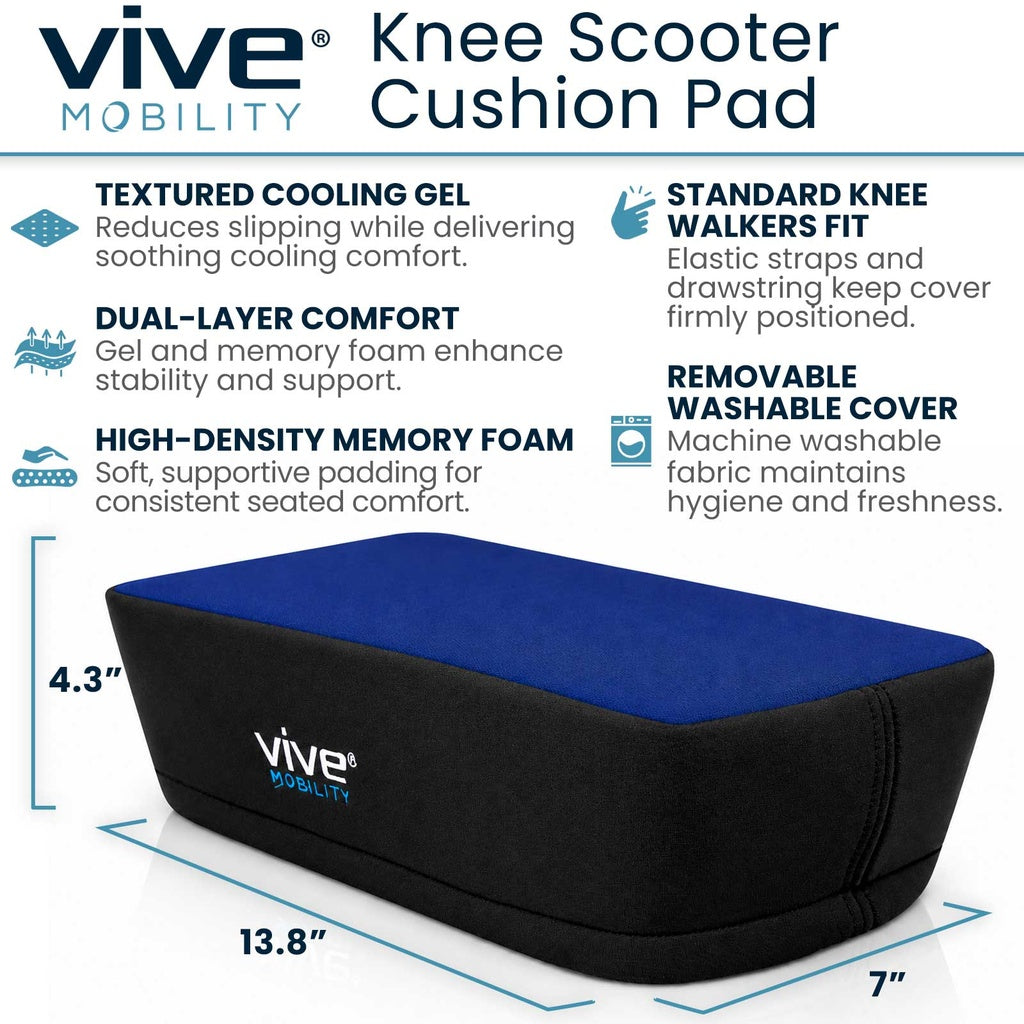 Knee Walker Pad Foam and Gel