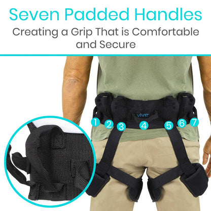 Heavy Duty Transfer Belt with Leg Straps