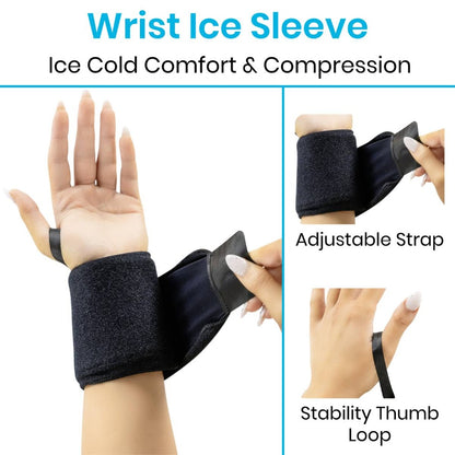 Hot and Cold Wrist Wraps, 2 Pack