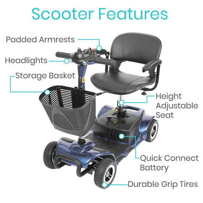 Vive 4 Wheel Mobility Scooter, image 3