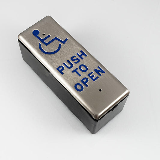 Open Sesame Open Sesame Narrow Wireless Wall Push Pad (FN)