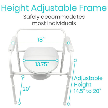 Vive Folding Commode, image 2