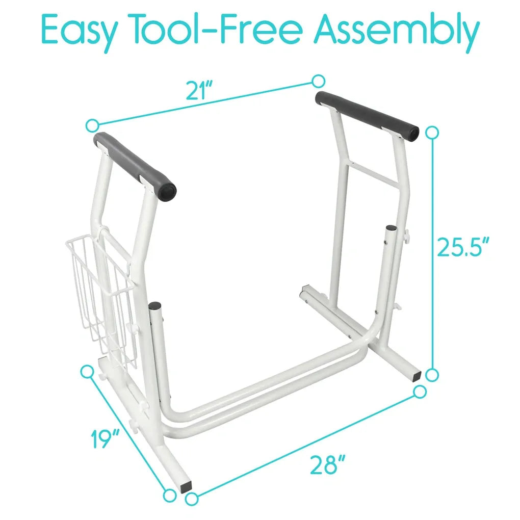 Vive Stand Alone Toilet Rail, image 2