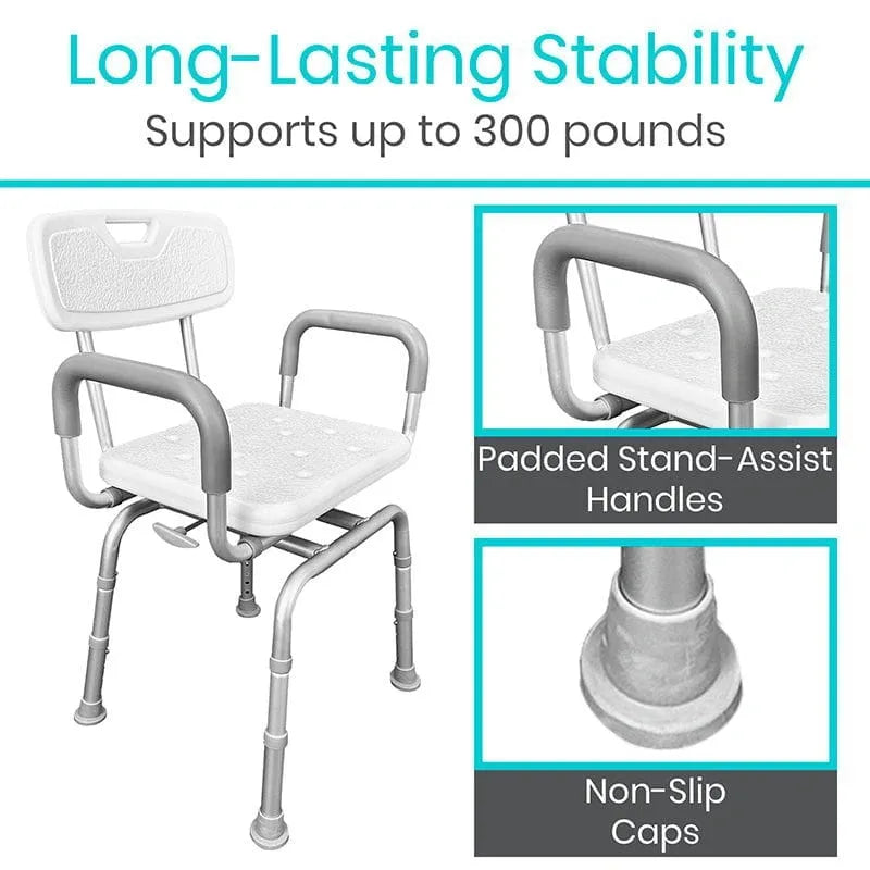 Vive Swivel Shower Chair, image 3