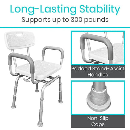 Vive Swivel Shower Chair, image 3